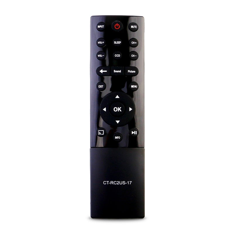 WINFLIKE New CT-RC2US-17 Replace Remote Compatible with Toshiba Google Cast Smart HD LED TV 55L621U 49L621U 43L621U 65L621U 55L421U 32L221U CTRC2US17 - Image 2
